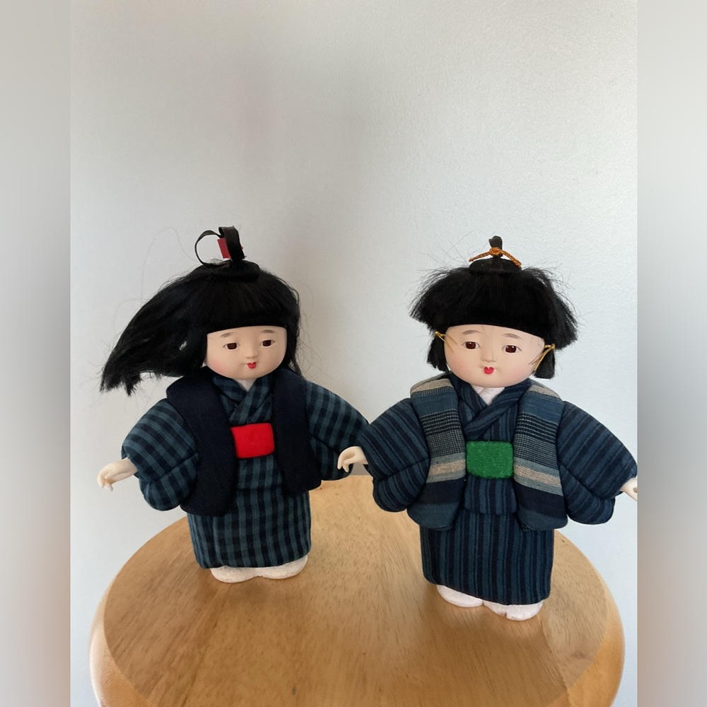 Kimekomi Japanese dolls in excellent condition